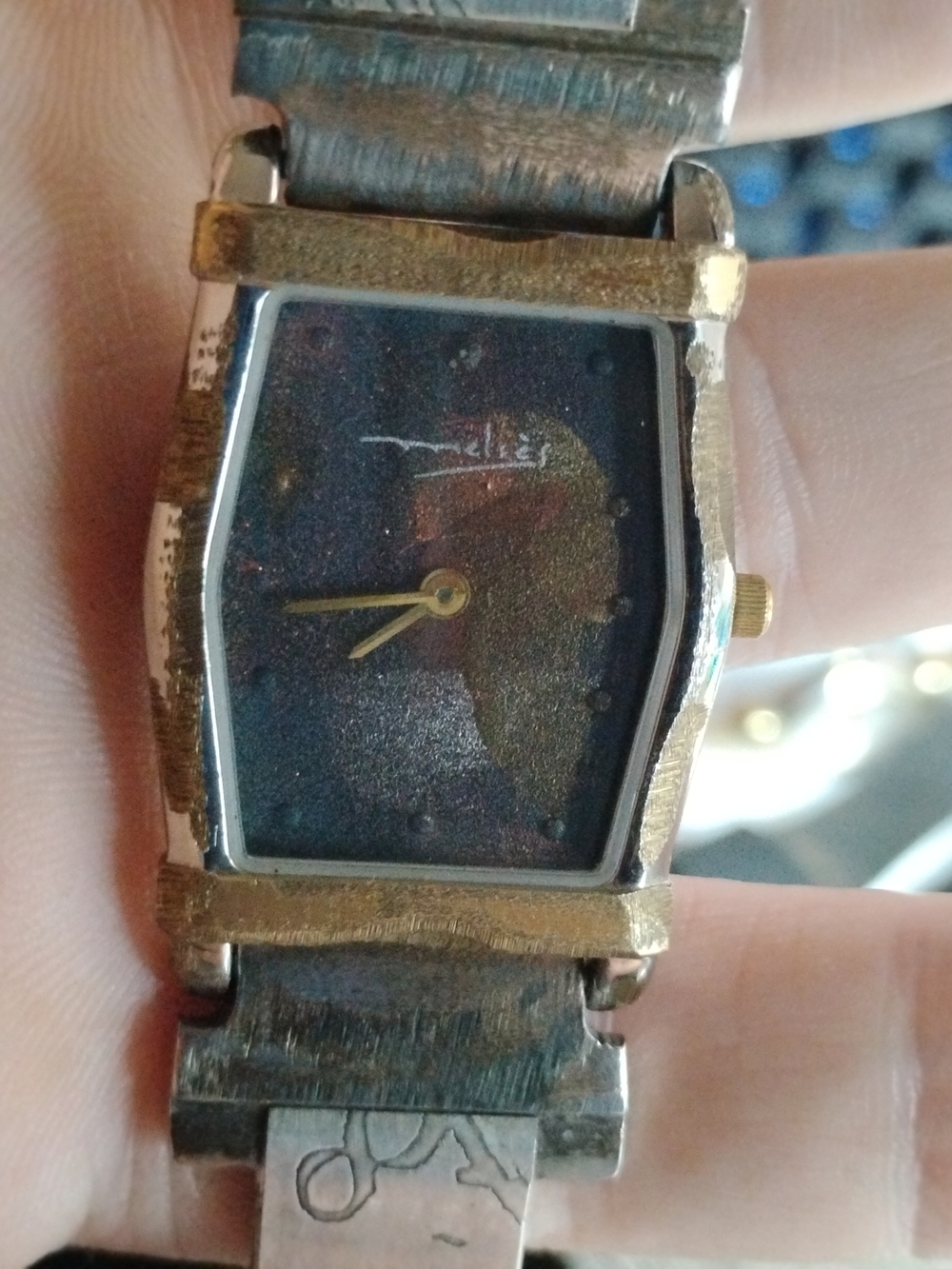 Gold-Tone Women's Dress Watch - Gold and Black